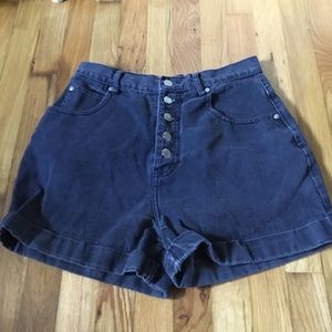High Waist Jean Shorts